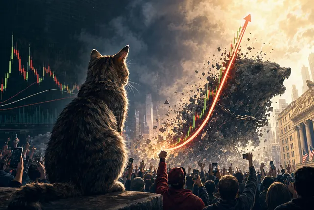 GameStop 軋空概念圖，呈現 Roaring Kitty、散戶買盤與擁擠空頭的市場壓力