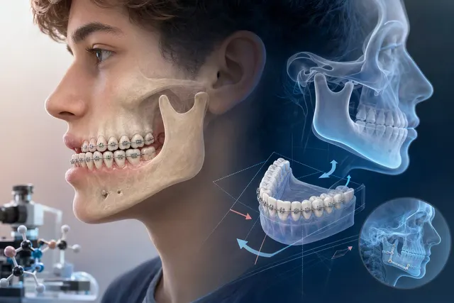 DO NOT extract teeth in the lower arch in a growing pt in case surgery is required at a later date. Orthodontic decompensation of the lower