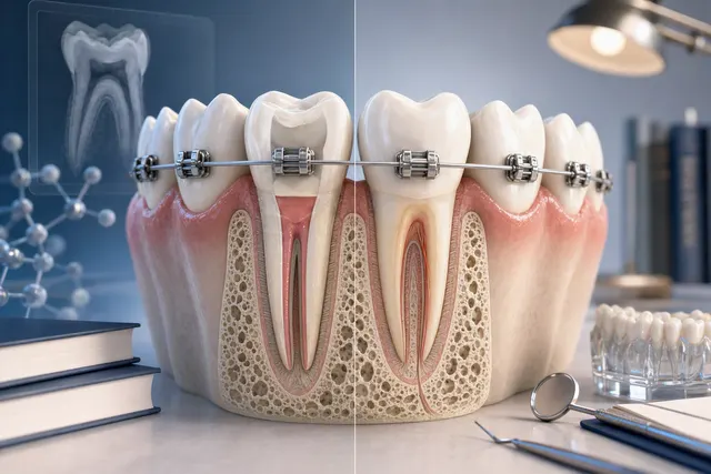 orthodontic tooth movement of root treated teeth versus virgin teeth