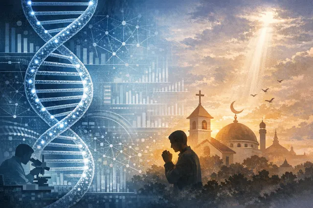 Are there studies which imply that religiosity and belief are genetically predetermined?