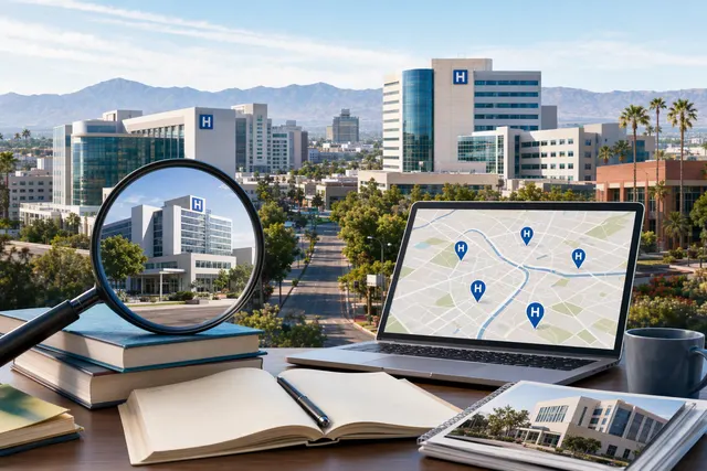 How many hospitals are there in Fresno?