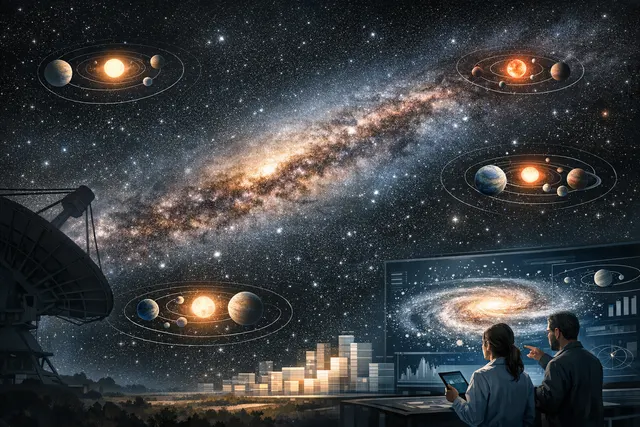 Was ist die Schätzung der Zahl der Exoplanetensysteme?