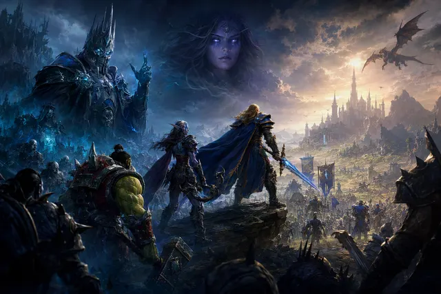 Warcraft III: Reforged—Forsaken Kingdom promotional fantasy artwork