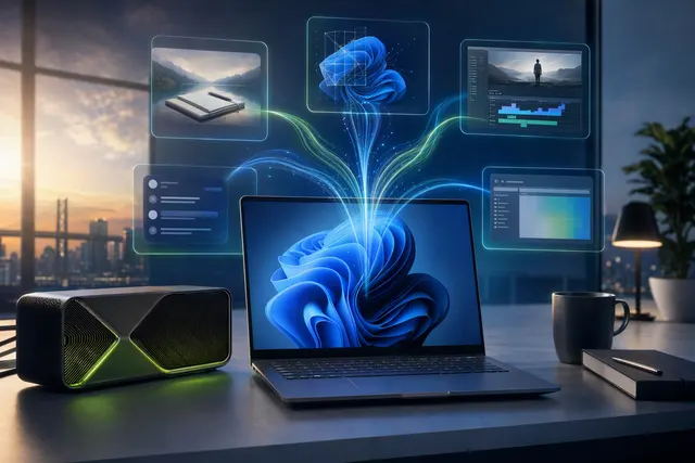 How did Nvidia and Microsoft’s Windows based local AI agent initiative, announced by Jensen Huang and Satya Nadella in San Francisco on Octo
