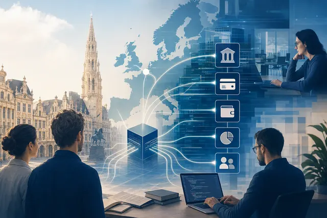 Illustration representing Chift’s financial software connectivity platform