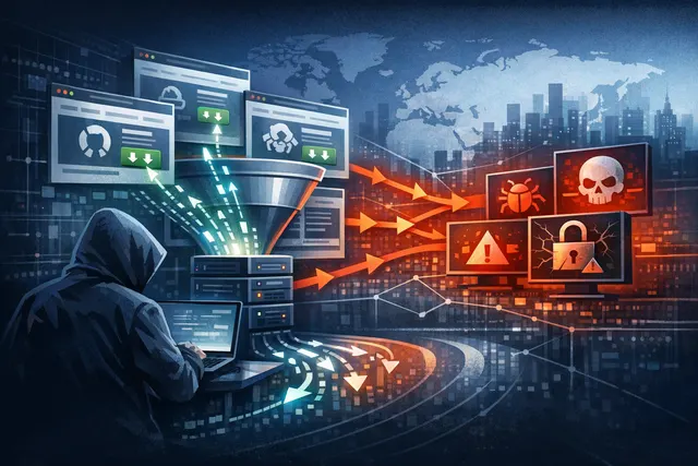 What is the sprawling malware campaign documented by Check Point on June 3, 2026, that uses fake open-source tool websites impersonating pla