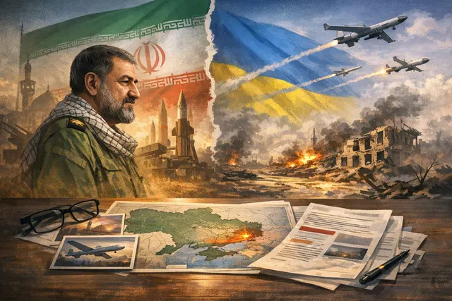 An image representing Iran-Ukraine tensions and the broader US-Iran conflict in 2026