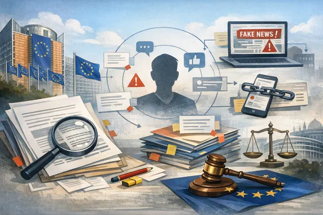 European Commission building in Brussels, representing EU regulatory action against Meta under the Digital Services Act