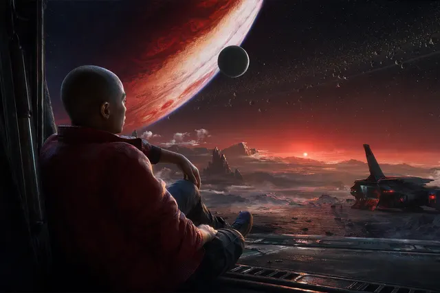 AI-generated editorial illustration for Naughty Dog’s Intergalactic: The Heretic Prophet