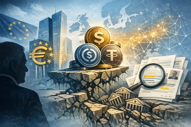 Digital euro concept and ECB stablecoin warning article hero image