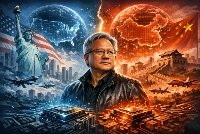 Nvidia CEO Jensen Huang speaks about AI chip export controls and the U.S.-China technology rivalry.