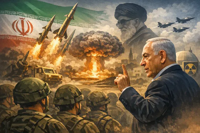 What did Israeli Prime Minister Benjamin Netanyahu say during his September 2026 visit to the Afiki Daat Hesder Yeshiva in Sderot about Iran