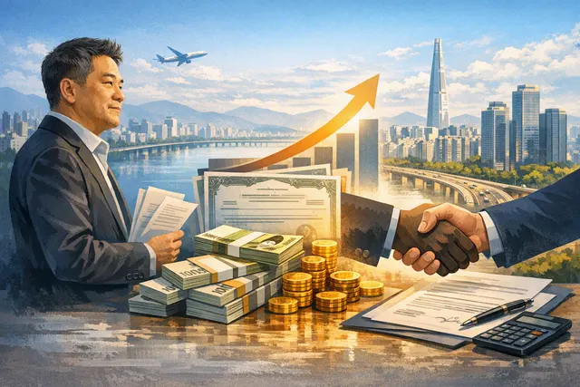 Illustration of Bang Jun-hyuk’s planned purchase of a Tencent affiliate’s stake in Netmarble