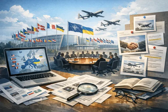 Ukraine Drone Deal coalition meeting at NATO headquarters Brussels 35th Ramstein meeting June 2026