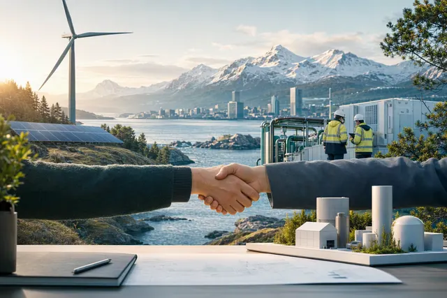 AI-generated editorial illustration for Fortum’s investment in Norrsken Evolve’s electrification-focused fund