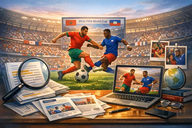 AI-generated image representing the Morocco vs. Haiti 2026 World Cup match