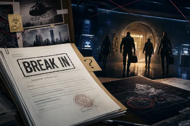 Concept image representing Sony’s Break In trademark and speculation about a PlayStation heist game rebrand