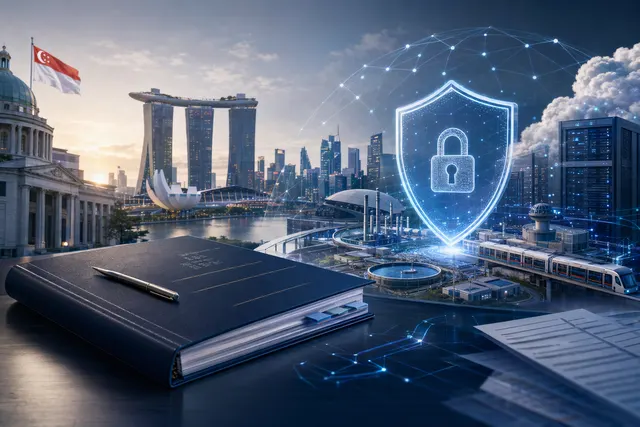 Illustration representing cybersecurity protections for critical infrastructure and cloud systems
