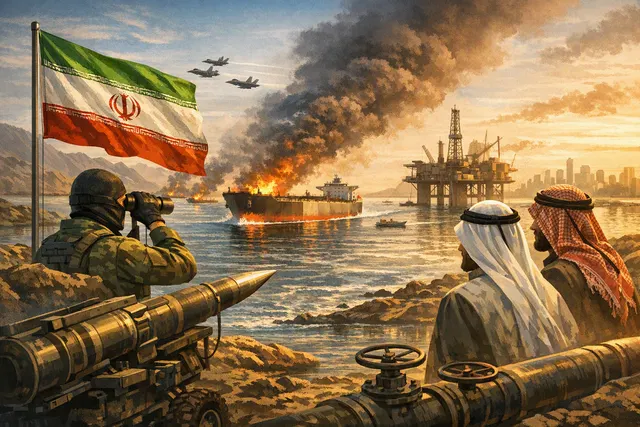 What warning did Iran’s Supreme National Security Council secretary Mohsen Rezaei issue to neighboring countries that support the Trump admi