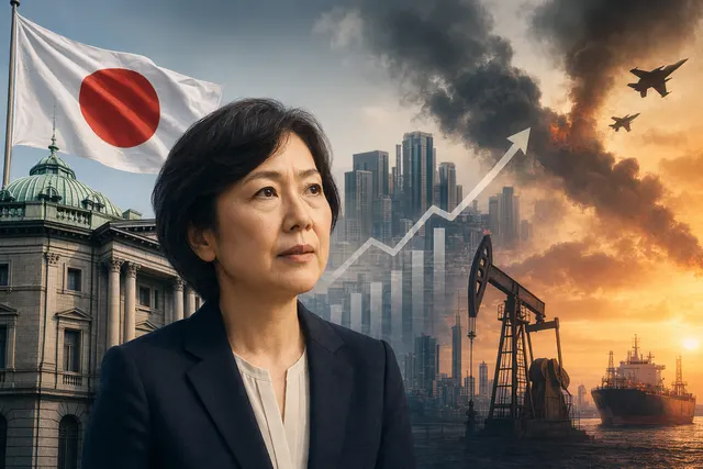 Illustration of Bank of Japan interest rate policy and global bond market ripple effects