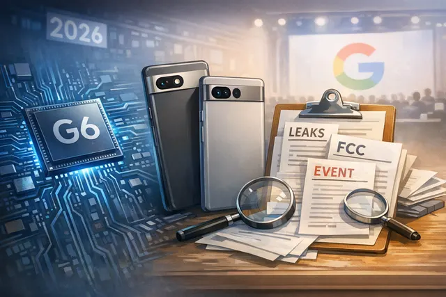 Concept render of a Google Pixel phone with a glowing camera bar, representing the rumored Pixel Glow notification feature on the Pixel 11 series.
