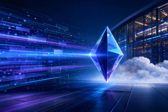 Abstract illustration of Gemini 3.1 Flash-Lite powering fast enterprise AI workloads