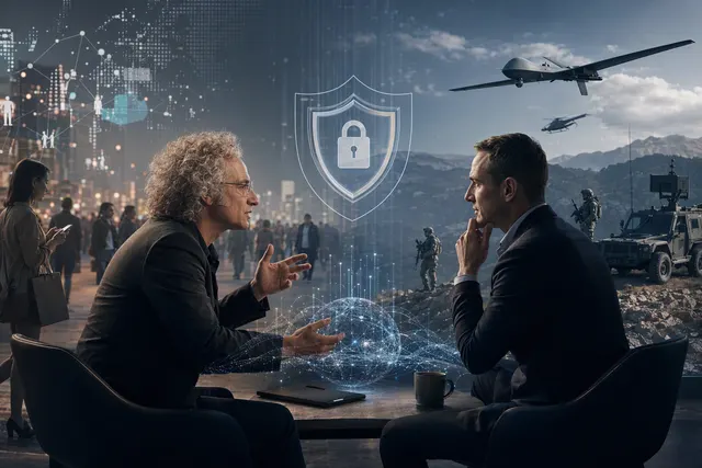 AI-generated illustration representing predictive AI and privacy concerns