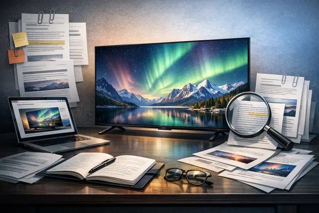 Xiaomi TV FX Mini LED 2026 series - a modern, slim 4K QD-Mini LED television displaying color-rich content, representing the affordable Mini LED TV lineup launched in Europe.