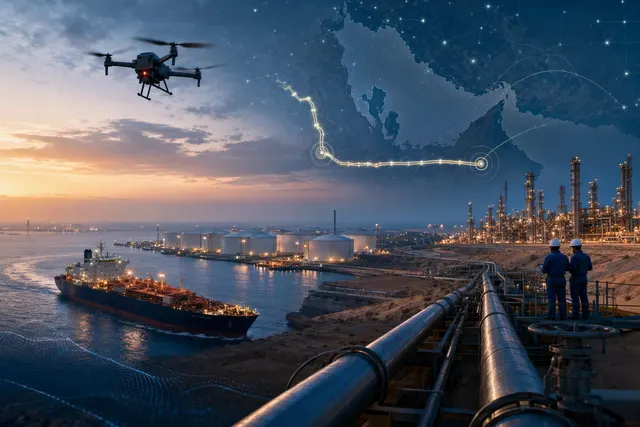 How has Saudi Aramco responded to the September 13, 2026 drone attacks that shut down its East West pipeline linking eastern Saudi oil field