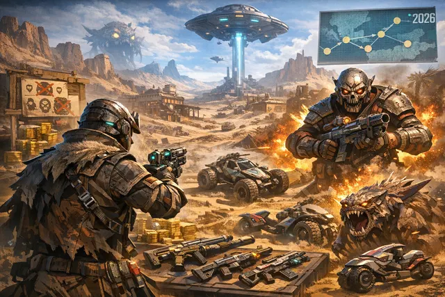Borderlands 4 Version 1.8 update featuring Bounty Pack 3, Takedown raid, and cross-platform saves