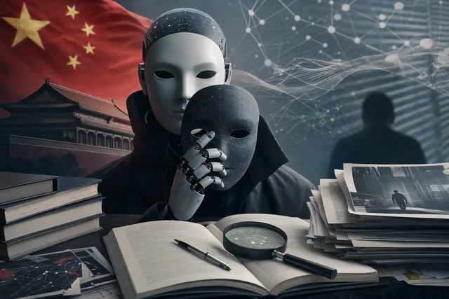 Editorial illustration representing AI agents, tool use and human oversight