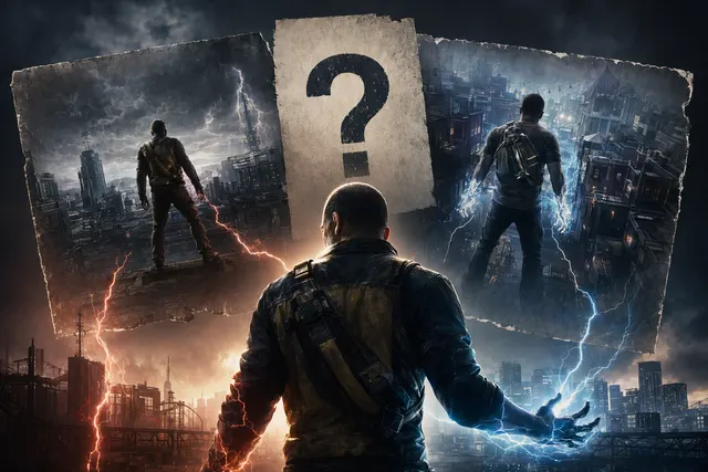 Concept image representing rumors of an inFamous remake collection returning to PlayStation