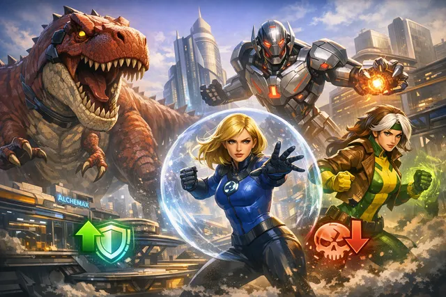 Marvel Rivals Season 8 update featuring Devil Dinosaur and hero balance changes