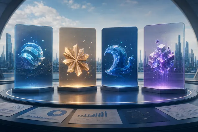 GPT-5.5、Claude Opus 4.7、DeepSeek V4 与 Kimi K2.6 的 AI 模型基准和成本对比示意图