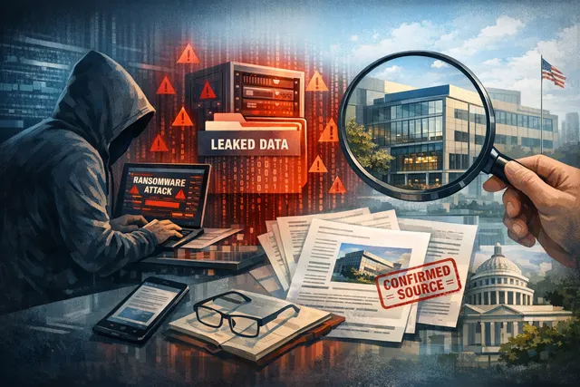Cybersecurity concept illustration with a digital shield and binary code background, representing the D1R ransomware incident involving Synopsys, Bosch, and Arm.