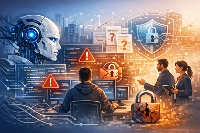 What security risks, adoption rates, governance gaps, and developer perception issues surround AI-generated code, according to Salt Security