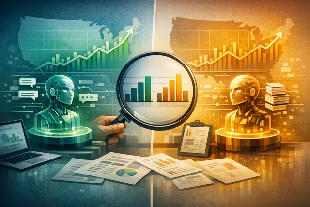 What does Ramp’s data on more than 70,000 U.S. businesses reveal about the changing competition between OpenAI and Anthropic among paying co