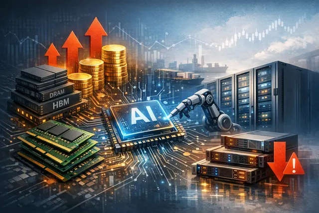 How are soaring memory costs and the prolonged AI driven chip shortage expected to affect Nvidia’s server prices and the broader technology