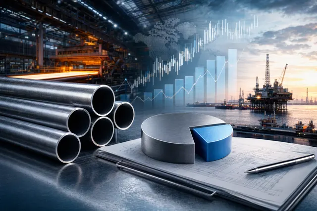 Illustration of ArcelorMittal reducing its stake in Vallourec through a secondary share sale