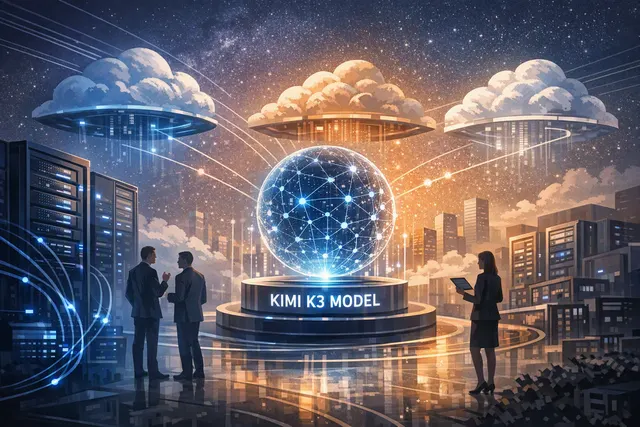 What is known about Moonshot AI’s early stage negotiations with Microsoft, Amazon, and Google to host its open weight Kimi K3 model—includin