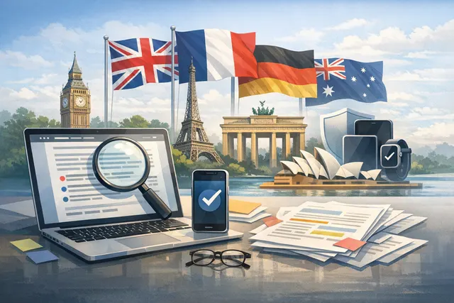 An illustration representing AppleCare One subscription with multiple Apple devices like iPhone, iPad, Mac, and Apple Watch.