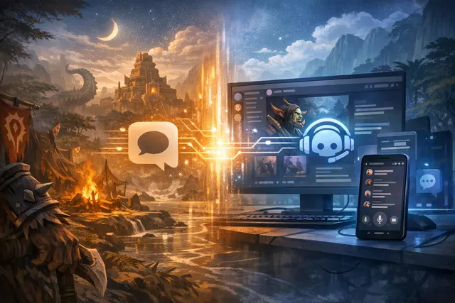 World of Warcraft Patch 12.1 Discord chat integration - native guild chat linking Battle.net and Discord accounts