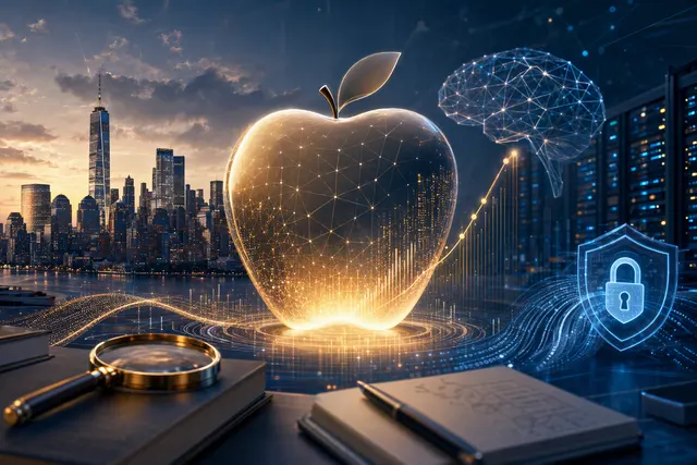 How did Apple become only the second company after Nvidia to close above a $5 trillion market valuation on Wednesday, October 14, finishing