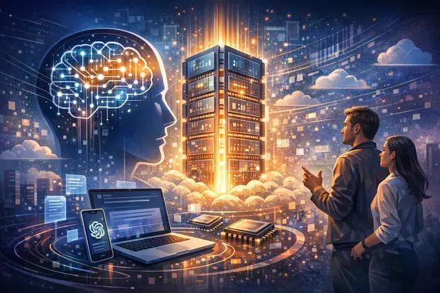 OpenAI Dreaming V3 memory system for ChatGPT visualized as a glowing neural network profile