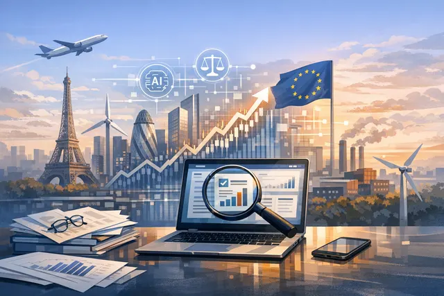 Search & fact check with cited sources for What key developments drove European equities to record highs in the second quarter of 2026, incl