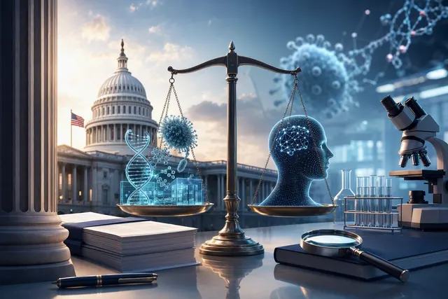 What bipartisan U.S. Congressional bills and provisions is OpenAI endorsing to reduce the risk that advanced AI models could accelerate biol