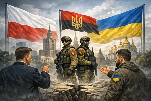 Tense diplomatic standoff between Ukraine and Poland over a WWII historical dispute threatening the modern wartime alliance