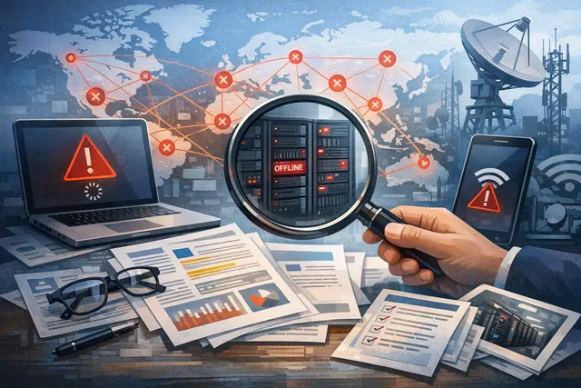Meta June 2026 global outage disrupted Facebook, Instagram, and Messenger worldwide, shown here with a stylized, modern illustration of a broken connection and error screens.