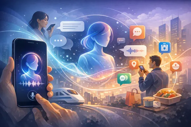 How has WeChat’s gray tested Xiaowei assistant evolved from a native text and voice based agent embedded in WeChat—distinct from standalone