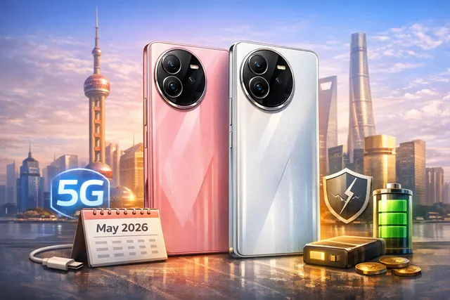 Vivo Y600 Turbo smartphone shown in three color options—Dune Gold, Electric Blue, and Millennium Pink—highlighting the 9020mAh battery and rugged design.